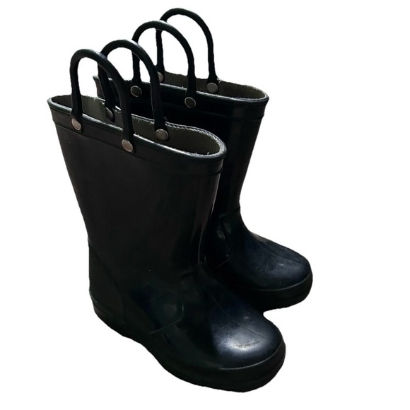 Other - Toddler Black Rain Boots Size 10 Waterproof